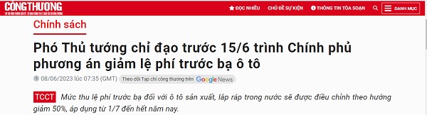 thong tin giam 50% le phi truoc ba anh huong den gia xe hyundai nhu the nao